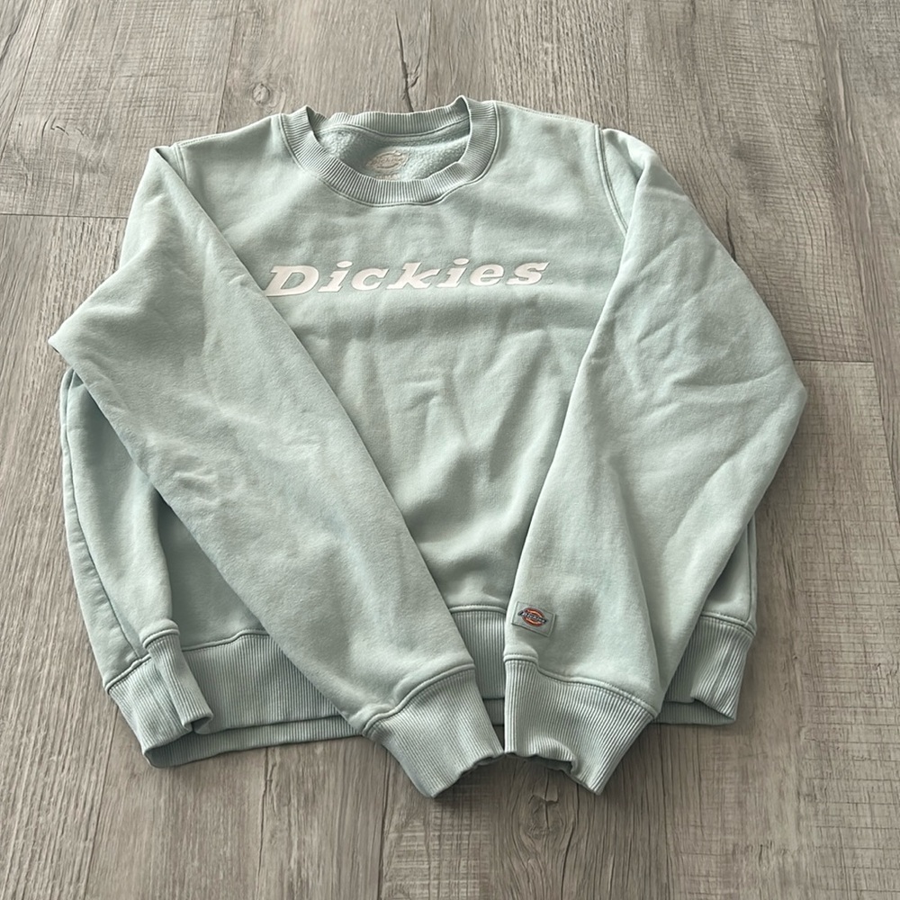 Dickies light teal crew neck.
